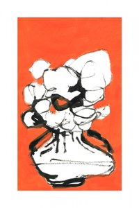 Abstract Oranje Boeket door cartissi