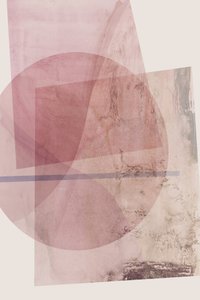 Abstracte roze vormen door cartissi