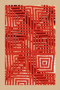 Abstracte rode vierkanten door cartissi