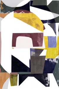 Collage van abstracte vormen
