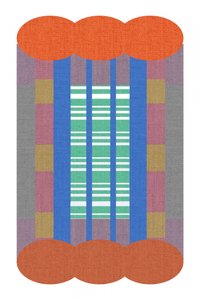 Abstracte textielstrepen door cartissi