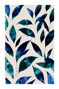Blauwgroene bladeren door cartissi