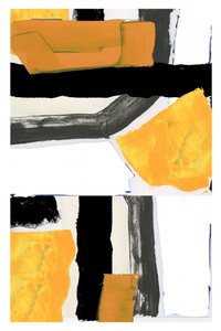 Gedurfde geometrische abstracte kunst door cartissi