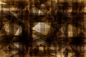 Bruine gestructureerde geometrische patronen door cartissi
