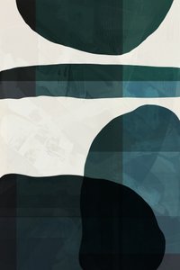 Rustige abstracte stroming door cartissi