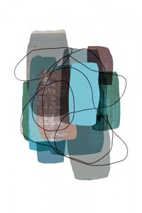 Rustige abstracte lagen door cartissi