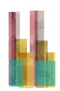 Kleurrijke geometrische lagen