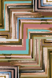 Kleurrijke geometrische lijnen door cartissi