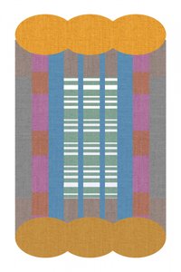 Kleurrijk geometrisch textiel door cartissi