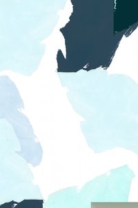 Koele blauwe abstracte vormen