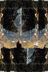 Donkergouden abstracte lagen door cartissi