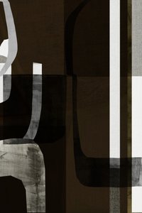 Donkere minimalistische abstractie door cartissi