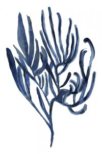 Diepblauwe zeeflora door cartissi