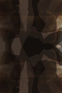 Diepbruin Abstract door cartissi