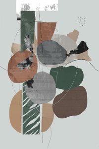 Aardse abstracte vormen door cartissi