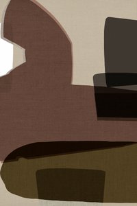 Aardse abstracte vormen door cartissi