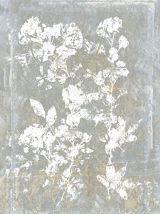 Vervaagde bloemensilhouet door cartissi