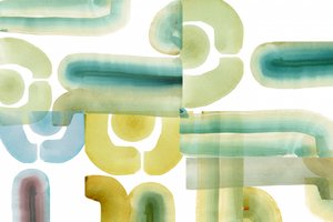 Vloeiende abstracte vormen door cartissi