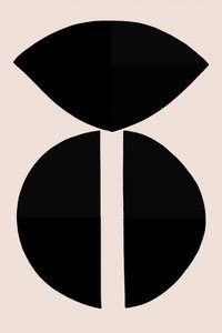Zwarte geometrische vormen