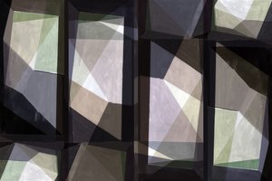 Geometrisch raamlicht door cartissi