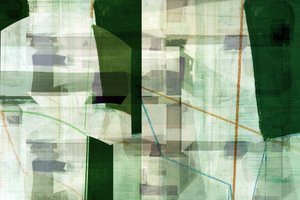 Groene geometrische lagen door cartissi