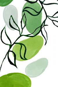 Groene biologische stroom door cartissi