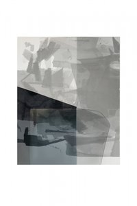 Gelaagde grijze abstracte afbeelding