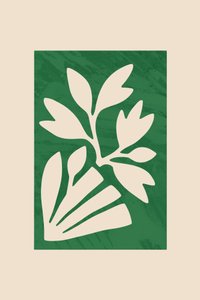 Minimalistische botanische uitsnede door cartissi