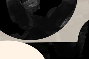 Moderne abstracte rondingen door cartissi