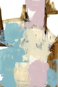 Modern Blush Gold Abstract