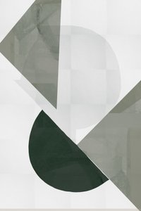 Moderne groene geometrie door cartissi