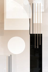 Moderne minimalistische compositie