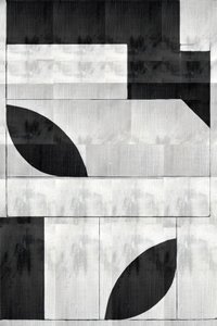 Monochrome organische vormen door cartissi