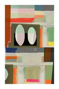 Ingetogen abstracte vormen door cartissi