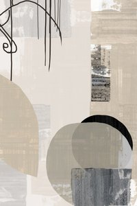 Neutrale abstracte vormen door cartissi