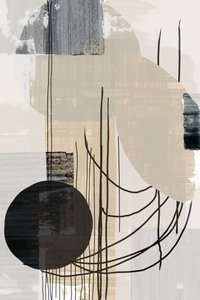 Neutrale abstracte vormen door cartissi