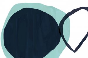 Overlappend blauwgroen door cartissi