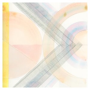 Pastelkleurige geometrische lagen door cartissi