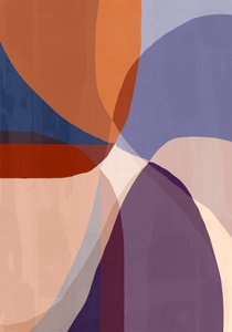 Rustige abstracte lagen door cartissi