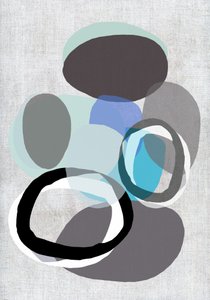 Rustige abstracte vormen door cartissi