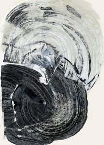 Wervelend monochroom abstract door cartissi