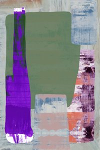 Abstracte vormen met textuur door cartissi