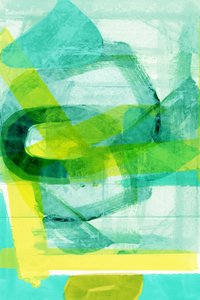 Levendige abstracte penseelstreken door cartissi