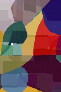 Levendige abstracte vormen door cartissi