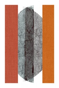 Warme abstracte compositie door cartissi