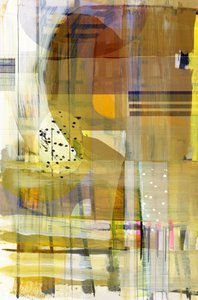Warme abstracte lagen door cartissi