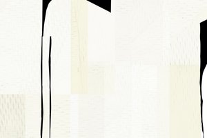 Wit, geometrisch, abstract