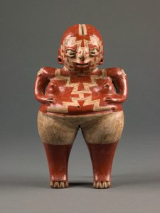 Vrouwenfiguur, Late Formatieve periode, ca.500-0 v.Chr. (keramiek) door culture Chupícuaro