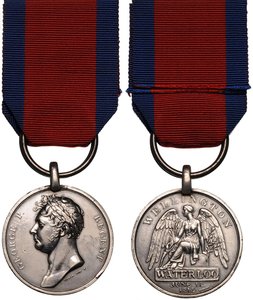 De Waterloo-medaille door decorations and medals Orders
