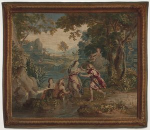 Apollo en Daphne door design by Charles de La Fosse; cartoon by Zeger Jacob van Helmont